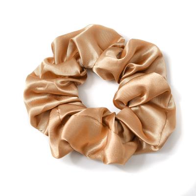 China Fashion 2021 Autumn Hair Band Silk Hair Scrunchies Bun Bands Thick Tie Multi Elastic Rubber Hair Bands For Women Volume for sale