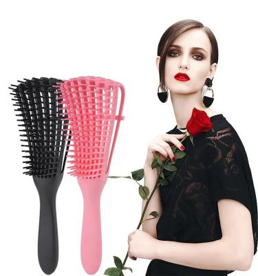 China Eco-friendly Custom Mens Womens Plastic Hairbrush Scalp Massage Detangling Styling Tool Massage Brushes Scalp Hair Comb Brush for sale