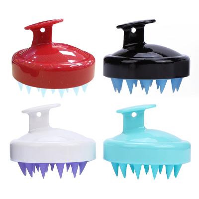 China Eco-friendly Silicone Anti-Dandruff Shampoo Comb Shower Bath Body Scalp SPA Massage Clean Wash Main Hair Brush for sale