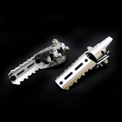 China Aluminum Alloy Motorcycle Front Footrest Pedals Foot Pegs Parts For BMW R1200GS LC for sale