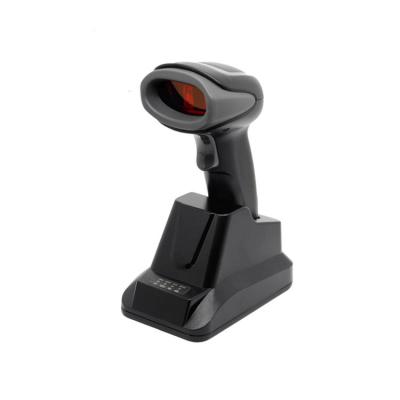 China Wireless Laser 1d USB Barcode Scanner / ABS+PC Manufacturer Handheld Supermarket POS Base for sale