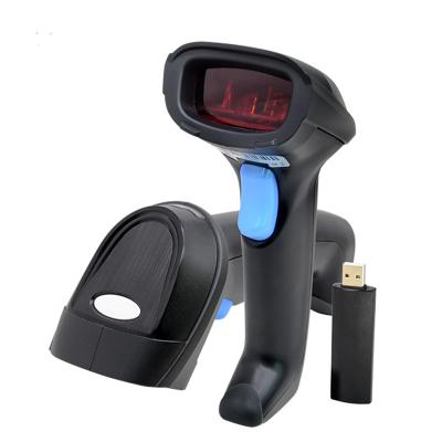 China High Quality Wireless Laser 1D Laster Handheld Barcode Scanner For Warehouse Supermarket A4 Size for sale