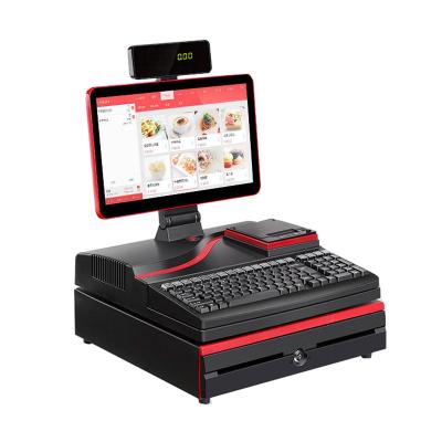 China Restaurant Retail Billing Printer Touch Windows Android POS Cashier Machine Terminal POS Cash Register All In One POS 32G Systems for sale