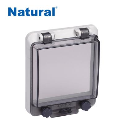 China 124.5*107*31mm external size waterproof ABS or PC material IP66 ABS or PC modular switch box for sale