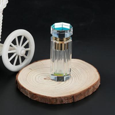 China Europe Good Quality Round Shape Crystal Glass Perfume Bottle for sale