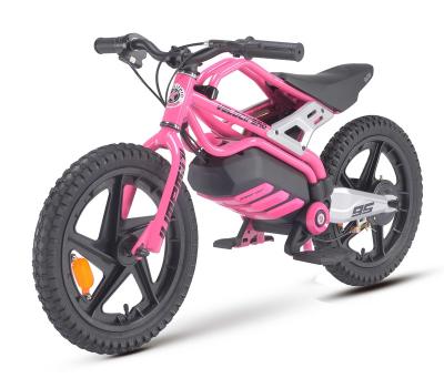 China Hi-Ten 16 Inch Steel Electric Kids Bike Velocifero Baby Jump 100W 25.2V5.2Ah for sale