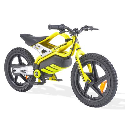 China New 16 inch steel 150w 200W 24v kids electric balance no pedal bike for sale italian design X JUMP BABY JUMP for sale