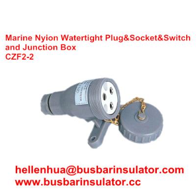 중국 3 pin marine electric socket CZF2-2 waterproof marine socket and switch 판매용