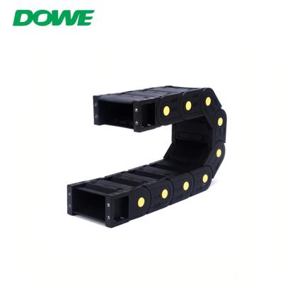 China H60x75 Enclosed Towline Yellow Strength Plastic Towline Cable Drag Chain for sale