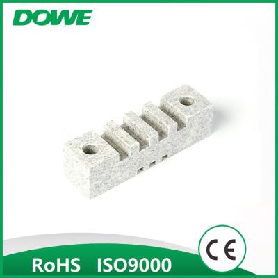 China Earthing DMC SMC Insulators Busbars Support White Bus Bar Clamp 130mm for sale