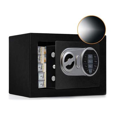 China Office Home Small Electronic Keypad Security Bank Use Digital Safe Box With Sensor Light for sale