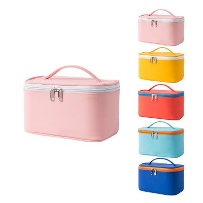 China Fashion Makeup Pouch Toiletery Simply Customize Logo Waterproof Ladies Clear Cases Cosmetic Bags for sale