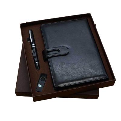 China High Quality Customized Wholesale Luxury Stationery Corporate Incorporated PU Leather Company Set Promotional Gift For Men for sale