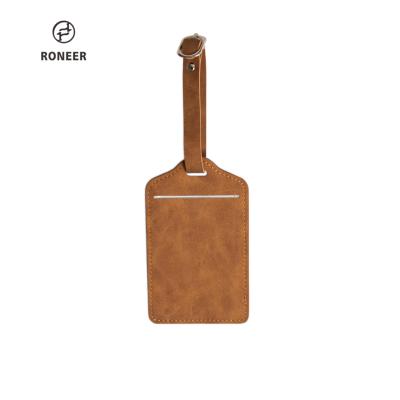 China Travel PU Leather Luggage Tags Customized Luxury New Customized Design For Airline Custom Logo Waterproof Polyester Letter Travel for sale