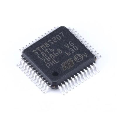 China Automotive Electronics FLYCHIP New and Original IC CHIPS STM8S207C8T6 LQFP-48 24MHz/ 64KB flash /8-bit microcontroller-MCU Electronic components for sale