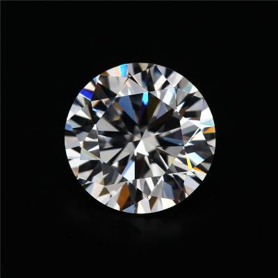 China Color Play Or Fire Wholesale By Manufacturer 3A White Round Brilliant Cut Zircon Loose Gems 3.0-4.75mm Loose Stone Used For Jewelry Inlay for sale