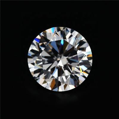 China Hot Selling 5.0-10mm Jiangtong Fire Zircon 3A High Quality White Round CZ Gems Loose Color Or Stone Can Be Used For Jewelry for sale