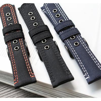 China Military Charm Nylon Watch Band Strap Huawei Watch GT 20mm 22mm Canvas Watch Band Charms for sale