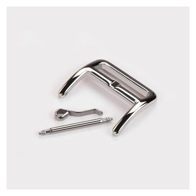 China Fashion Watch Pin Buckle 16mm Solid Polished Stainless Steel 18mm Watch Buckle 20mm for sale