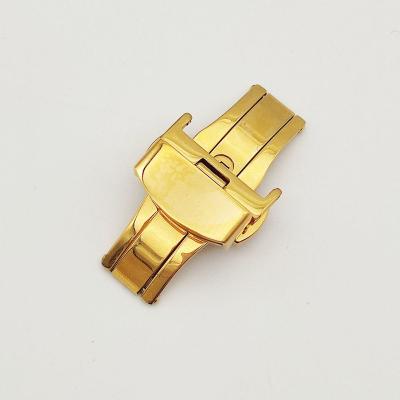 China Fashion Watch Accessories Stainless Steel Watch Buckle 16mm 18mm 20mm Polished Watch Folding Clasp for sale