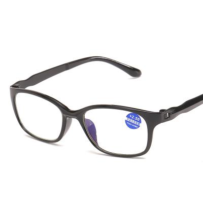 China 8025 Factory Wholesale Female Blue Light/Presbyopia/Blue Light Blocking Square Full-Rim Reading Glasses High Quality Customizable for sale