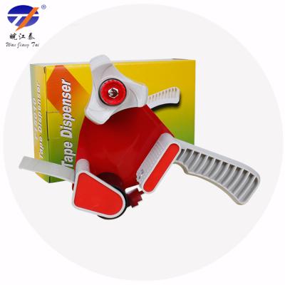 China Carton Package China Factory Red Color Box Tape Dispenser Handheld Gun For 2 Inch Tape for sale