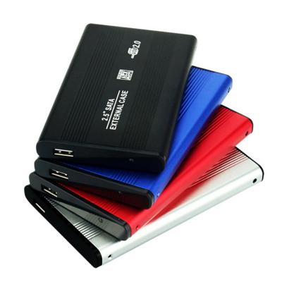 China Aluminum Alloy Storage 2.5 Inch USB2.0 Hard Disk Drive Adapter Portable External Enclosure for sale