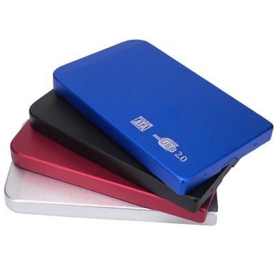 China 2.5 inch USB2.0 hdd enclosure aluminum hdd case external hard drive enclosure for sale