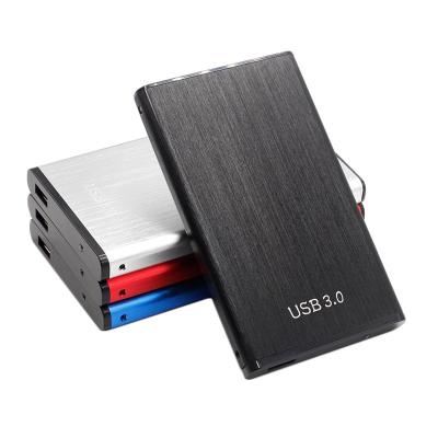 China Support 2TB Aluminum Mobile Hard Drive Case Tower Laptop USB 3 0 SATA 2.5 Inch HDD External Enclosures for sale