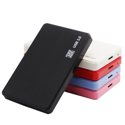 China Hard Drive Enclosure Plastic External Case Sata To Usb 3.0 Hdd Case 2.5 Inch Case Box Tool Free for sale