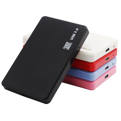 China Tool Free Plastic Case Usb2.0 Sata Hdd External HDD Box Hard Disk Drive Case 2.5 Inch for sale