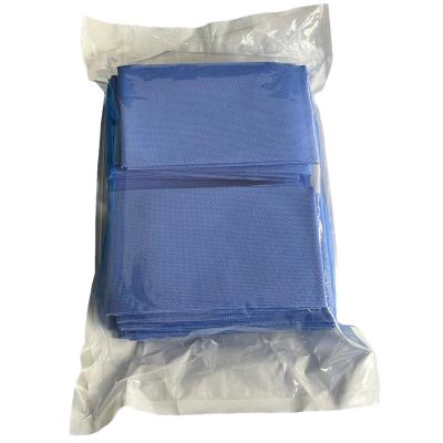 China Waterproof Veterinary Hole Drapes Disposable Sterile Vet Surgical Drapes for sale