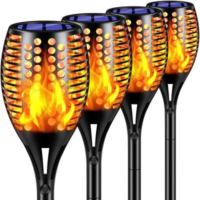 China Garden Yard Outdoor Path Flickering Flames for Christmas Decorations Solar Lawn Lights for sale