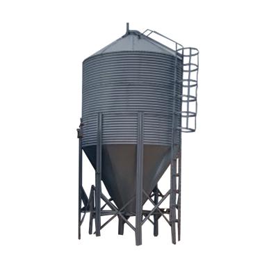 China Farms Factory Price Hot Dip Galvanized Stainless Steel Grain Storage Animal Feed Silo For Pig Farm for sale