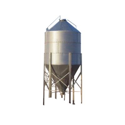 China Online Wholesale Farms Small Grain Siloscapacity Galvanized Rice Bran Storage Silo For Animal Feeding for sale