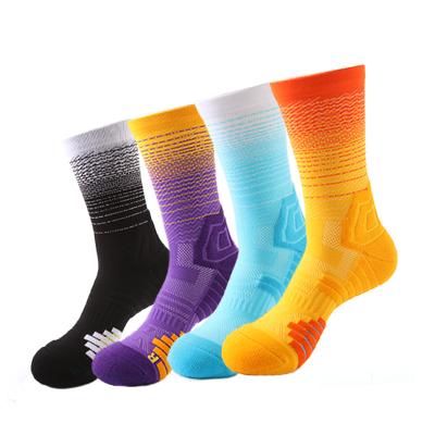 China Professional Sports Socks Men's Comfortable Soft Elastic Socks Breathable High-end QUICK DRY Compression Soccer Football Socks for sale