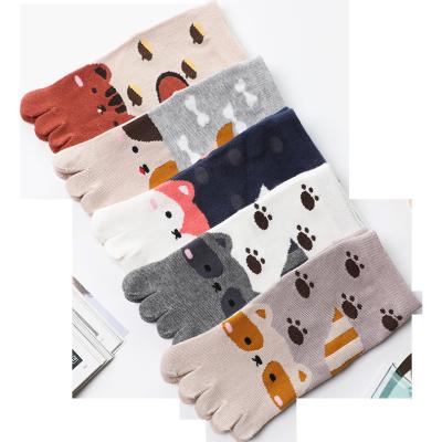 China Good Price Custom Cute Spring Fashion China Pure Cotton Children's Toe Socks QUICK DRY for sale