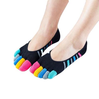 China Latest hot sale cotton excellent quality anti-foot odor ladies mesh toe socks for sale