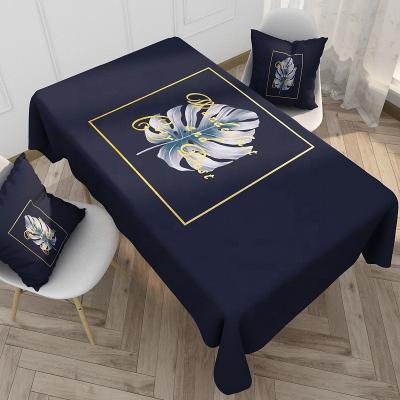 China Hotsale waterproof wholesale banquet tablecloth wed linen table runner custom logo printing tablecloth for sale