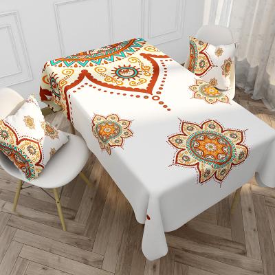 China Luxury Waterproof Wholesale Mandala Table Cloth Billiard Table Cloth For Eid Holidays for sale