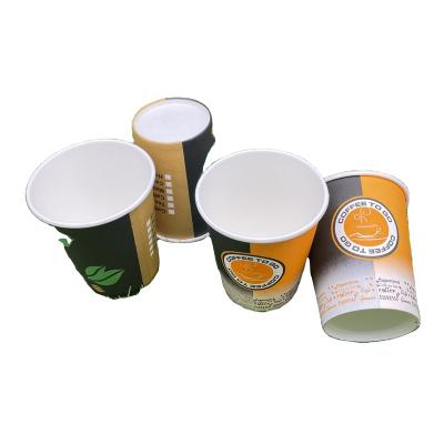 China Biodegradable 8 oz 100% PE/PLA Disposable Biodegradable Coated Coffee Paper Cup - Compostable Paper Cup for sale