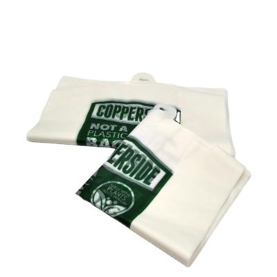 China Shopping / Gift / Promotion PLA Ecobags Disposable Biodegradable Packaging Bag T Shirt Bags for sale