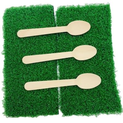 China 100% Disposable 140mm Eco-Friendly Wooden Spoons for Child for sale