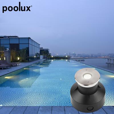 China 2021 New Design Stainless Steel 1W LED Outdoor Light 316SS Recessed LED Light 67mm Underwater Swimming Pool Light for sale