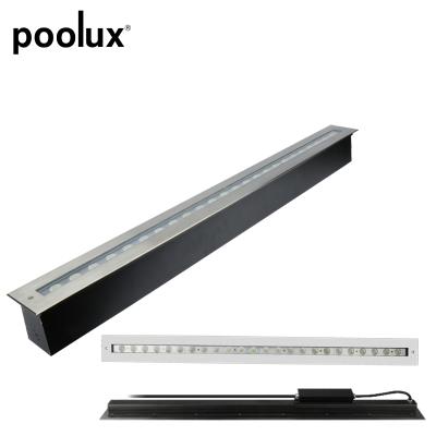 China LANDSCAPE 2022 new IP67 72watt 1meter aluminum body and 316 stainless steel outdoor landscape led inground linear park light for sale