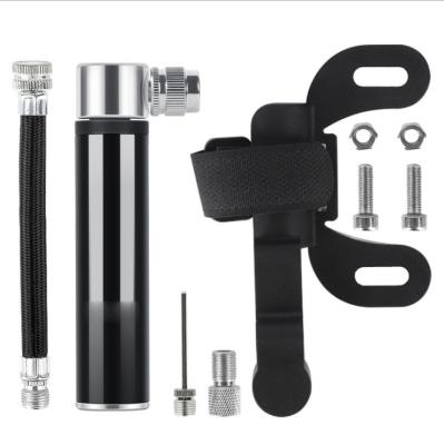 China BG H10 Mini Bike Pump Steel and Glueless Puncture Repair Kit - 120 PSI Portable Compressor for MTB Road and Bicycle Tires for sale