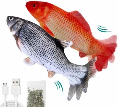 China USB Flippity Stored Fish Cat Toy Wiht Catnip for sale