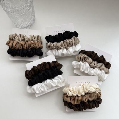 China Elastic Hair Ties Scrunchie Scrunchie Bands For Women Girls Sports Gym Hair Scrunchies Holder Hair Accessories Set for sale