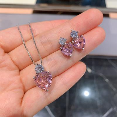 China AAA CLASSIC ZIRCON Crystal Wholesale Simple Fashion Gold Plated Bridal Jewelry Sets for sale