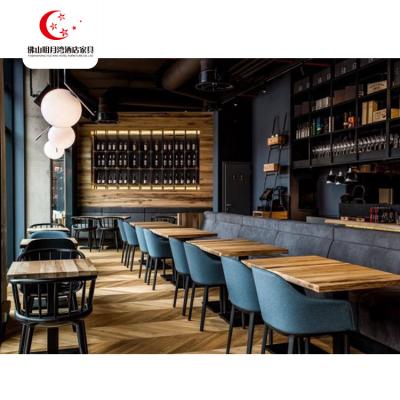 China PANEL Modern Commercial Cafe Fast Food Used Restaurant Furniture Sets for sale